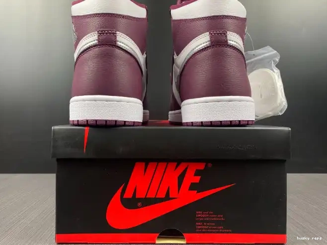 Cheap Husky Bordeaux 1 Air Jordan 555088-611 High OG 0512